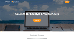Desktop Screenshot of lifestylebusiness101.com